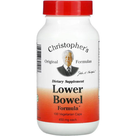 Lower Bowel Formula (100 Capsules) - Dr. Christopher's Original Formulas